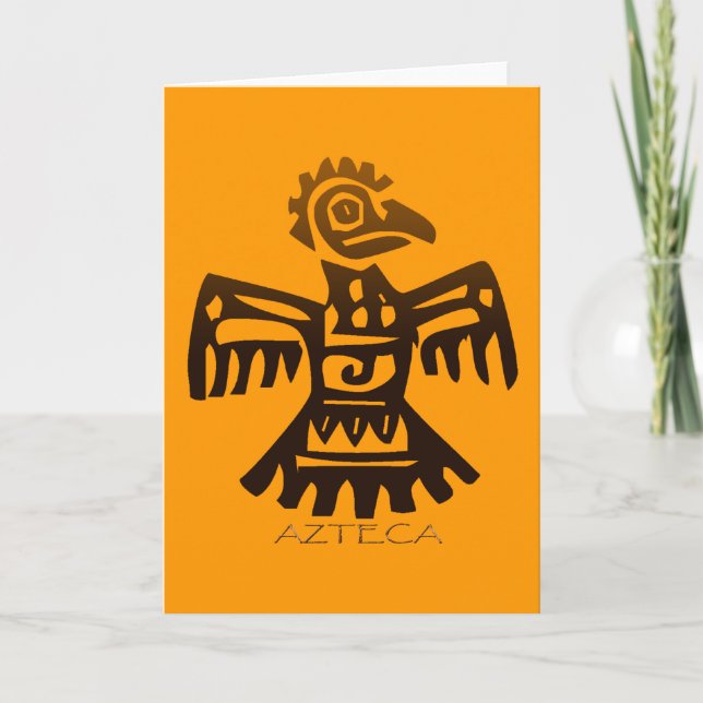 AZTEC ~ Bird Spirit Holiday Card (Front)