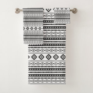 aztec bath towels