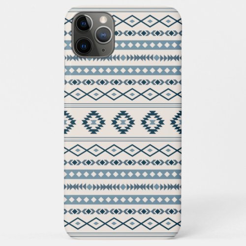 Aztec Blues Cream Mixed Motifs Pattern Case_Mate i iPhone 11 Pro Max Case