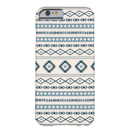 Aztec Blues Cream Mixed Motifs Pattern Case_Mate i Barely There iPhone 6 Case