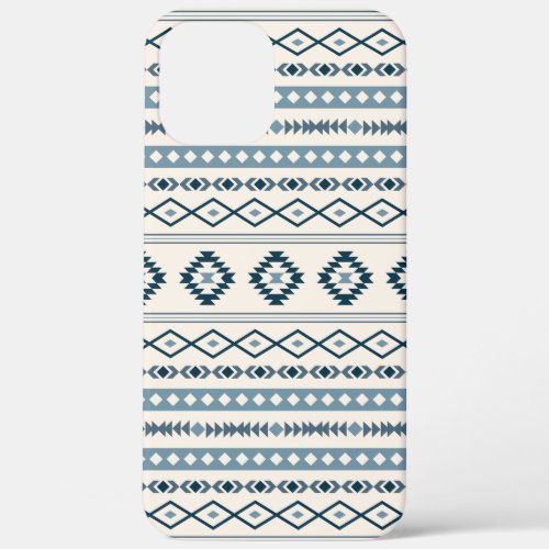 Aztec Blues Cream Mixed Motifs Pattern Case_Mate i iPhone 12 Pro Max Case