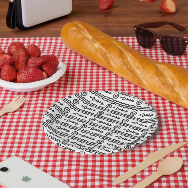 Aztec Boho Paper Plates (Picnic)