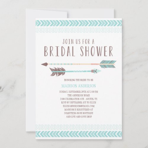 Aztec | Bridal Shower Invitation