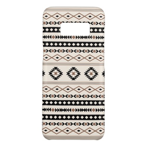 Aztec Brown Black Cream Mixed Motifs Pattern Case_Mate Samsung Galaxy S8 Case