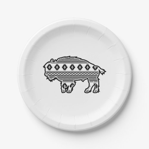 Aztec Buffalo Paper Plates