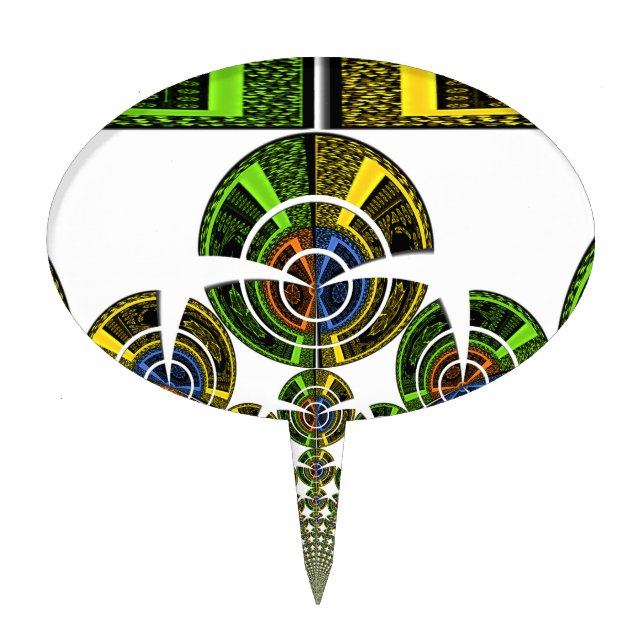 Aztec Cake Topper (Front)