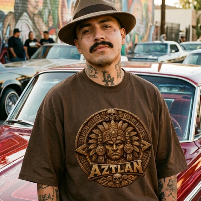 Aztec Calendar Aztlan  T-Shirt (Aztec Calendar Aztlan T-Shirt)