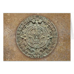 Aztec Calendar Card at Zazzle