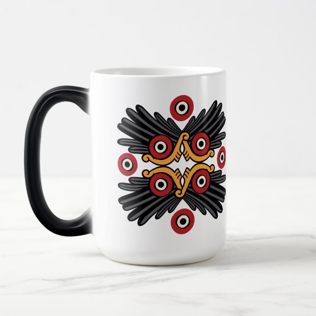 Aztec Calendar Day 09 - Atl Color Morph Mug (Left)