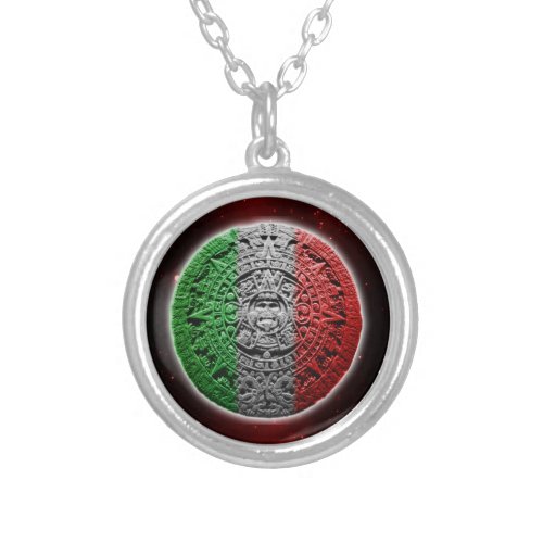 Aztec Calendar Disk Necklace