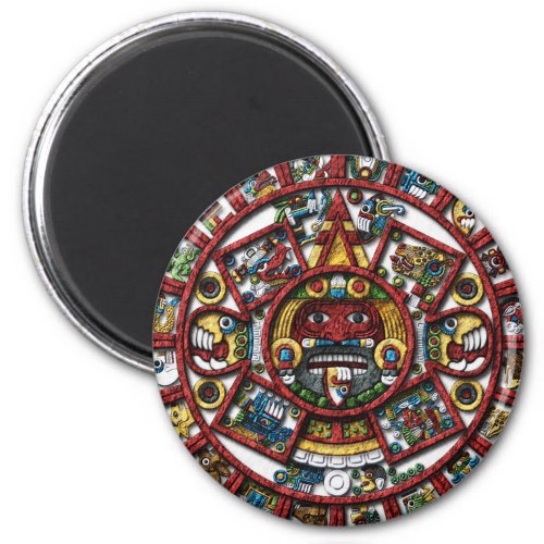 Aztec Calendar Magnet