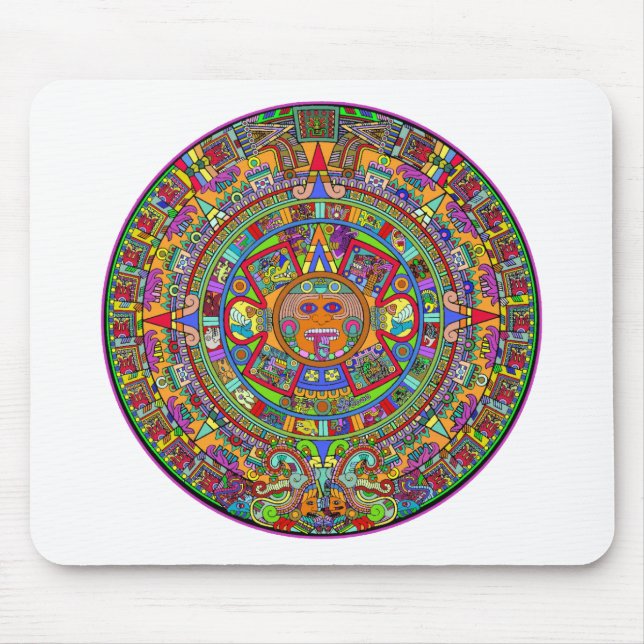 Aztec Calendar Mouse Pad (Front)
