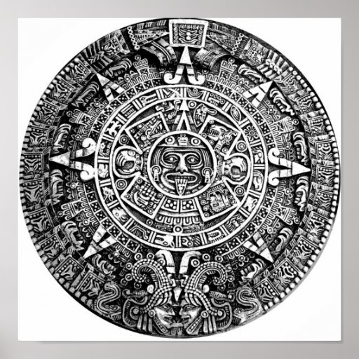 Aztec Calendar Poster | Zazzle