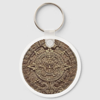Aztec Calender Keychain