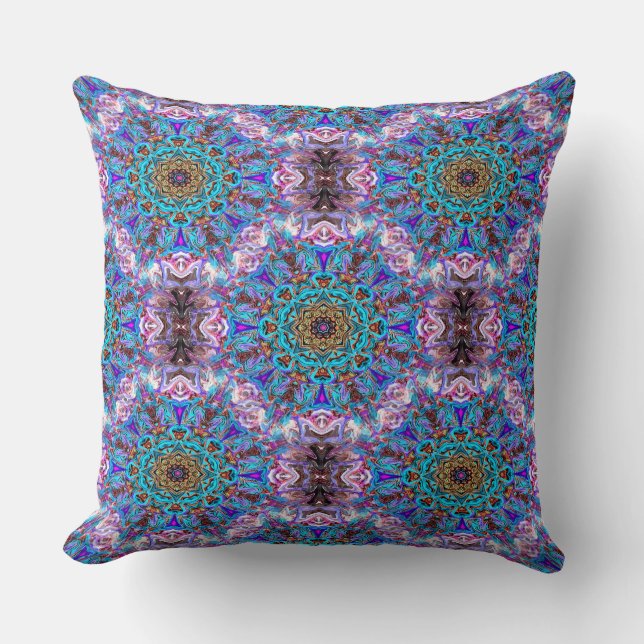 Aztec Celebrations..... Throw Pillow (Front)