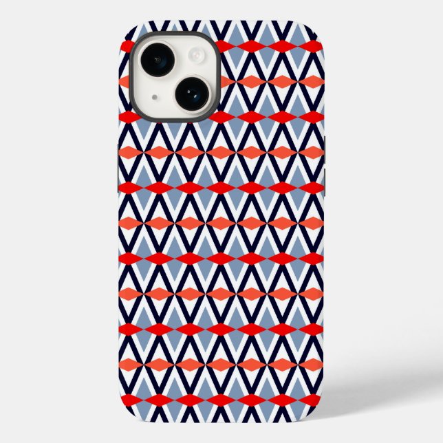 Aztec Chevron #10 @ VictoriaShaylee Case-Mate iPhone Case (Back)
