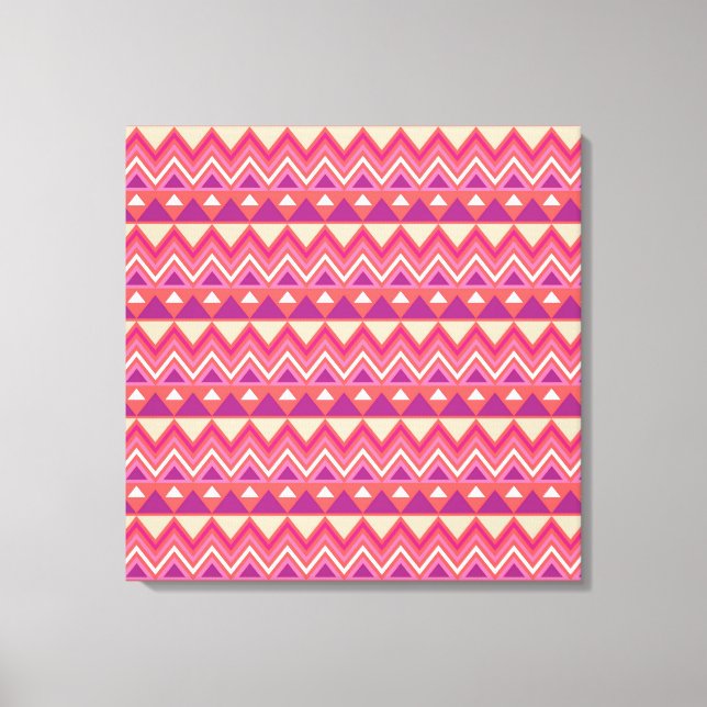 Aztec Chevron #2 at VictoriaShaylee Canvas Print (Front)