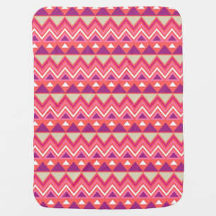 Aztec Chevron #2 @ VictoriaShaylee Receiving Blanket