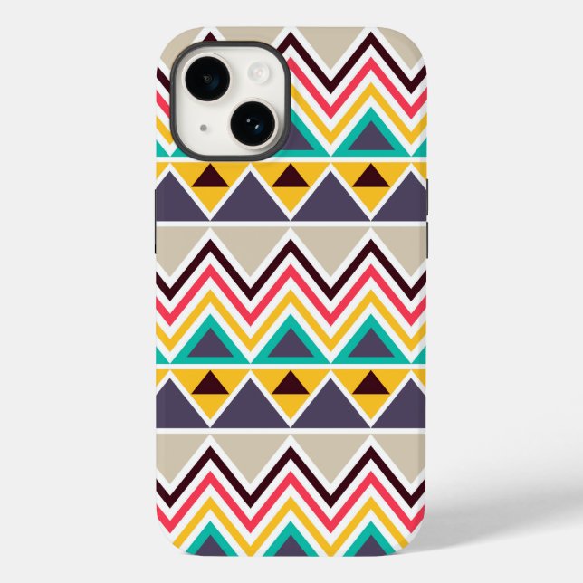 Aztec Chevron #5 @ VictoriaShaylee Case-Mate iPhone Case (Back)