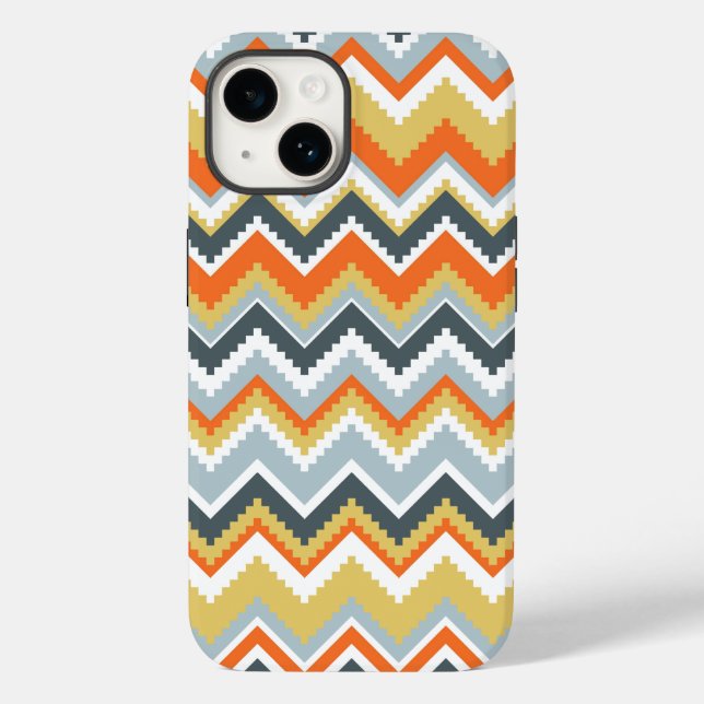 Aztec Chevron #9 @ VictoriaShaylee Case-Mate iPhone Case (Back)