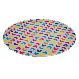 Aztec Chevron colorful Cutting Board