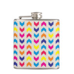 Aztec Chevron colorful Flask