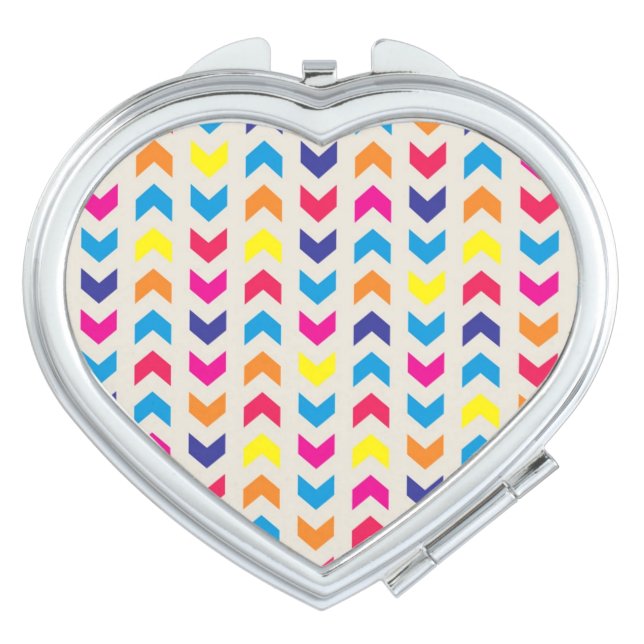 Aztec Chevron colorful Makeup Mirror (Front)