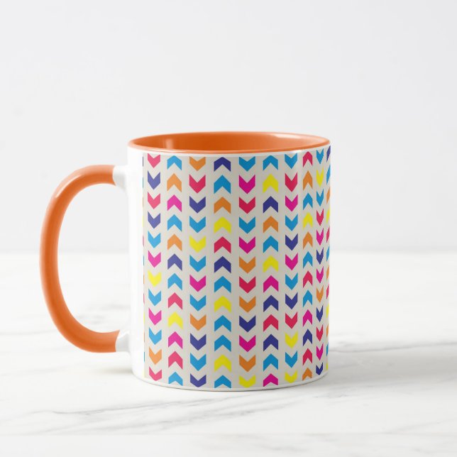 Aztec Chevron colorful Mug (Left)