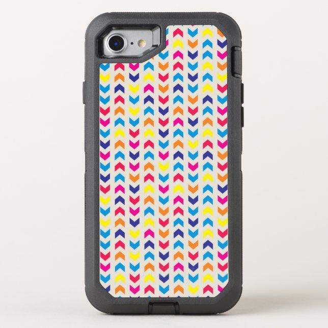 Aztec Chevron colorful Otterbox iPhone Case (Back)