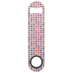 Aztec Chevron colorful pattern Bar Key