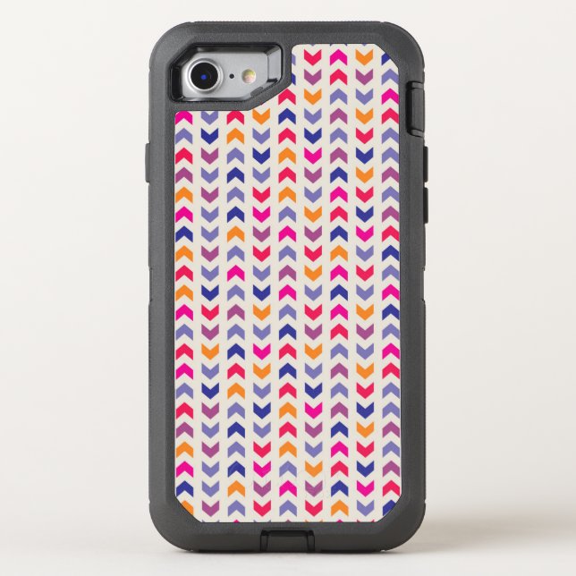 Aztec Chevron colorful pattern Otterbox iPhone Case (Back)