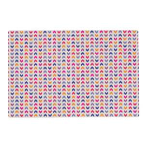 Aztec Chevron colorful pattern Placemat