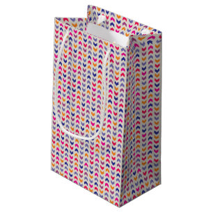 Aztec Chevron colorful pattern Small Gift Bag