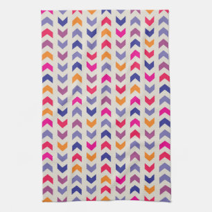 Aztec Chevron colorful pattern Towel