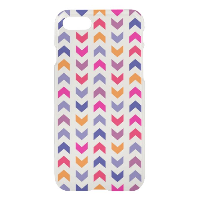 Aztec Chevron colorful pattern Uncommon iPhone Case (Back)