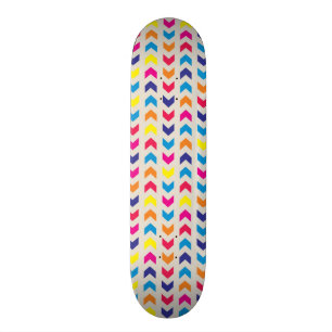 Aztec Chevron colorful Skateboard