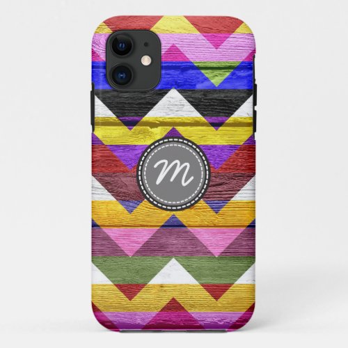 Aztec chevron zigzag pattern 8 iPhone 11 case