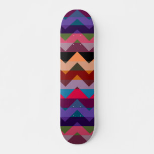 Aztec Chevron Zigzag Stripe Pattern Skateboard Deck