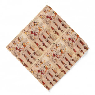 Aztec Codex Mendoza Tribute Items Bandana