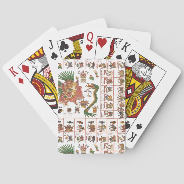 Aztec Codex Scene  Poker Cards (Back)