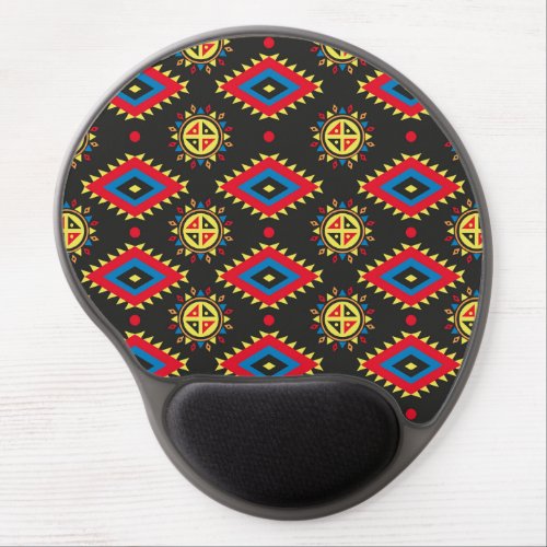 Aztec colorful and unique pattern gel mouse pad