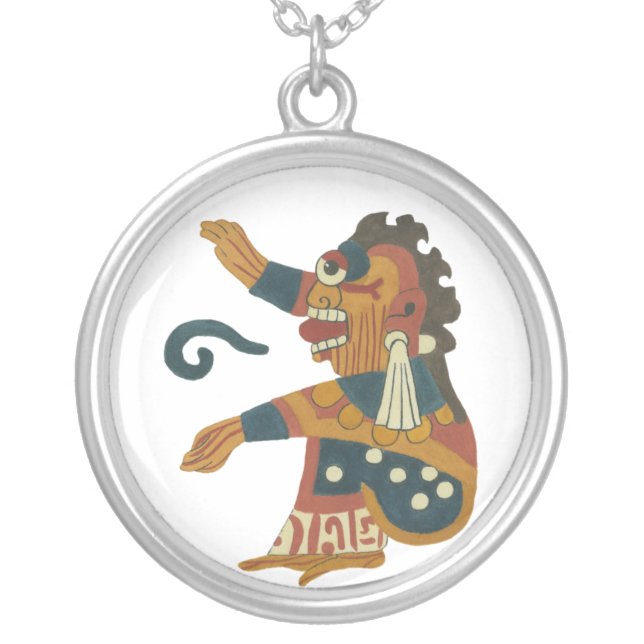 Aztec Creator God - 13 -  Ometeotl - Necklace (Front)
