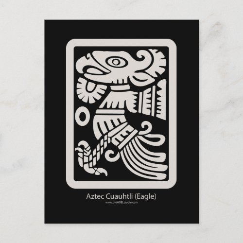 Aztec Cuauhtli _ Eagle Putty Postcard