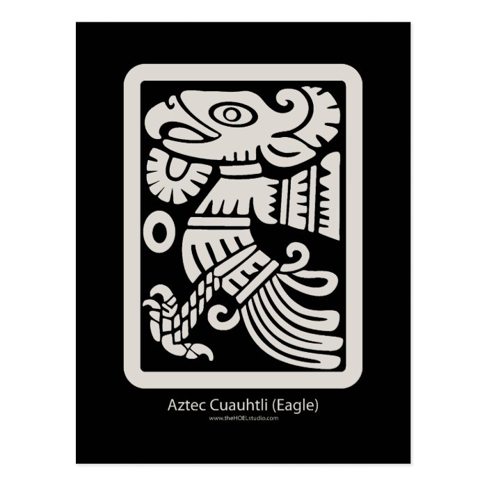 Aztec Cuauhtli   Eagle (Putty) Postcard