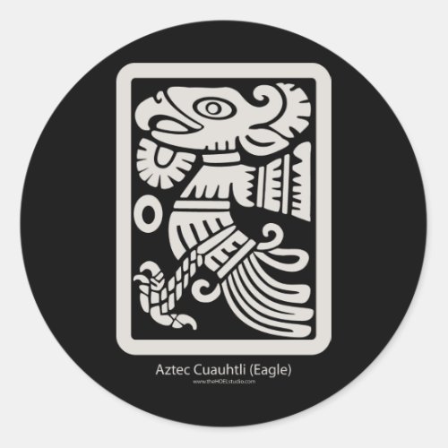 Aztec Cuauhtli _ Eagle Putty Sticker