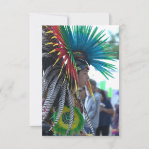 Aztec Dancer Thank You Card