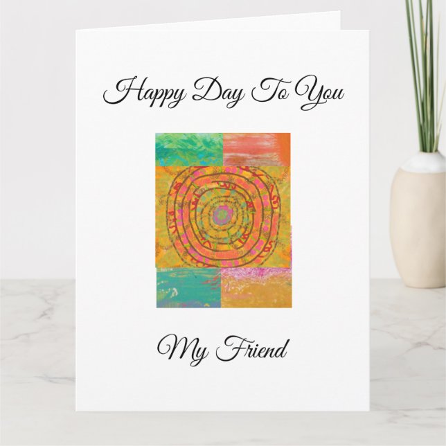 Aztec Design  Card (Front)