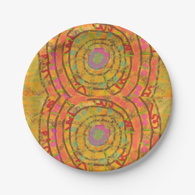 Aztec Design Paper Plates (Front)