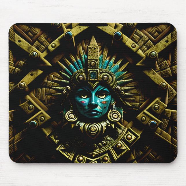 Aztec Design Pattern Two Mouse Pad (Front)