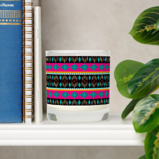 Aztec Design - Vanilla Scented Candle